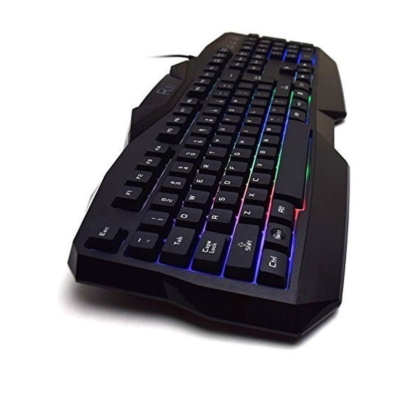 Kit tastatura si mouse gaming, iluminata