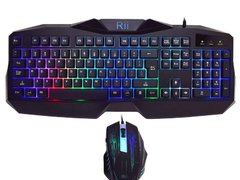 Kit tastatura si mouse gaming, iluminata